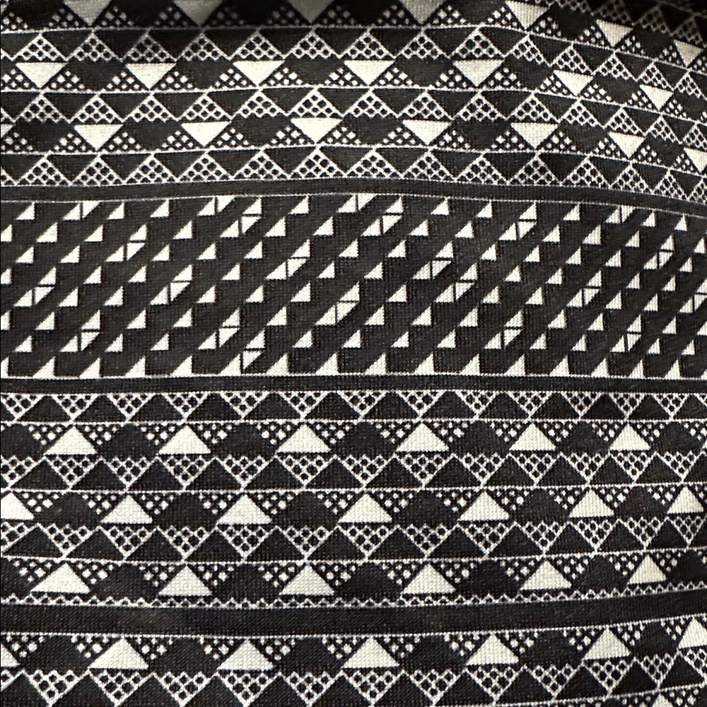 RBX Women’s Leggings - Black & White Geometric Pattern, Stretchy L. EUC! - Picture 1 of 7